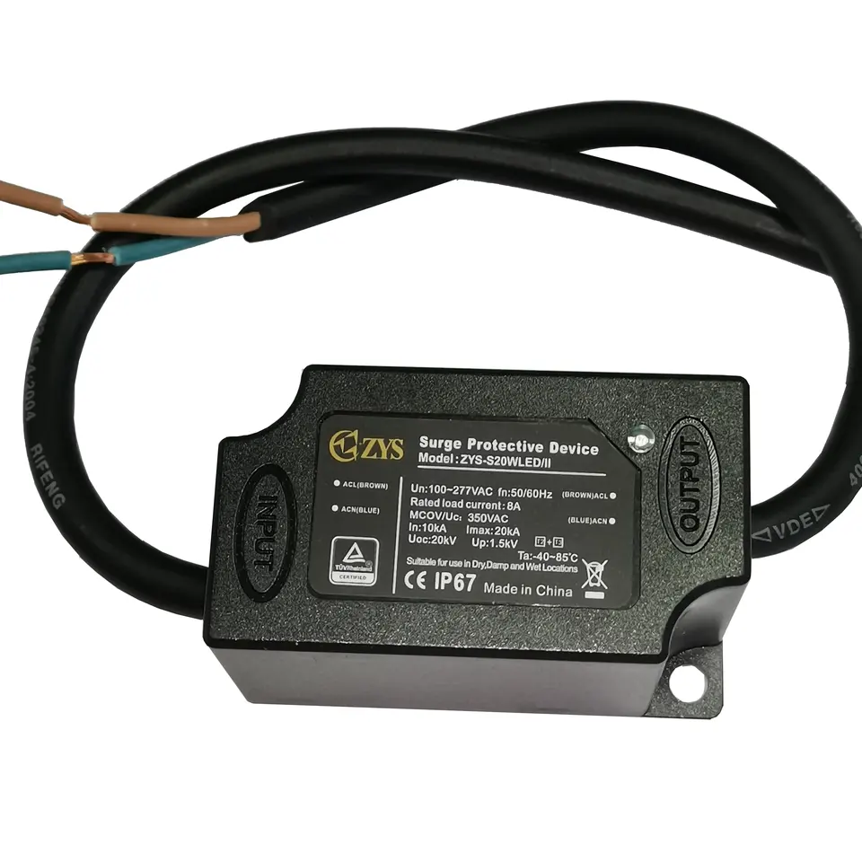 Class II 20kV 20kA Surge Protector SPD Series Connection 5 Years Warranty Protect Process Control Systems