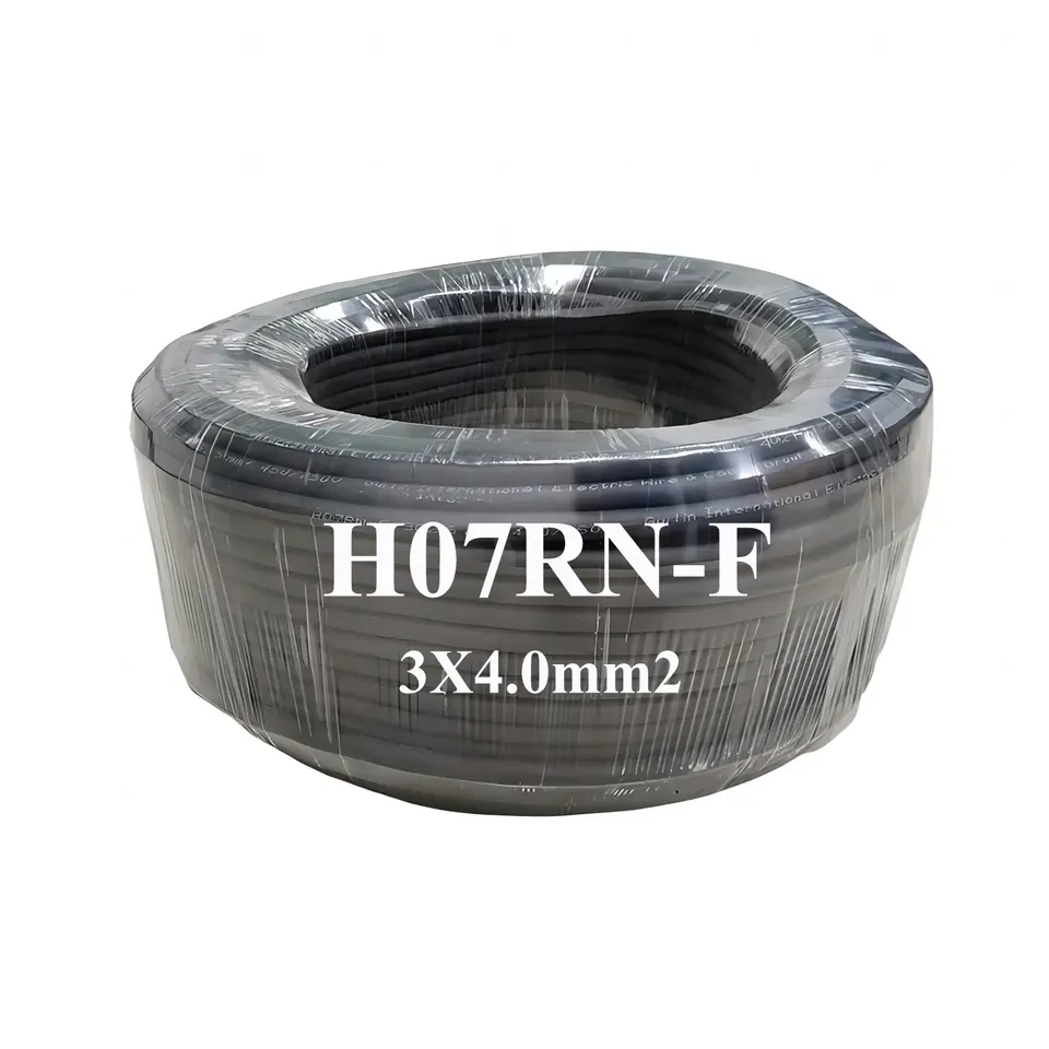 H07RN-F VDE copper 4*2.5mm2 4*4mm2 4*6mm2 4*10mm2 4*16mm2 4*25mm2 rubber power type high temperature cold resistant flexible power cable