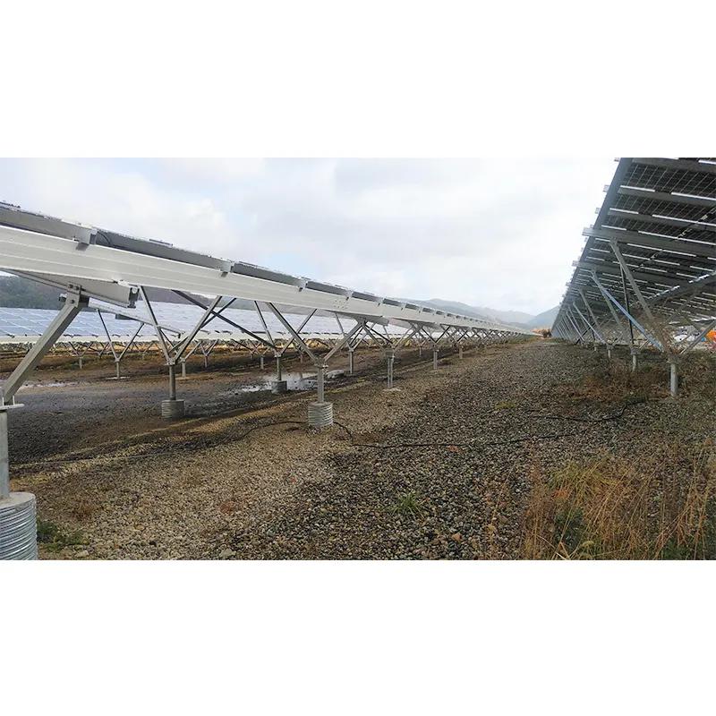 Factory Price Photovoltaic Bracket Solar Panel Pole Mounting System Solar Energy Ground Installation Systems Pv Structures