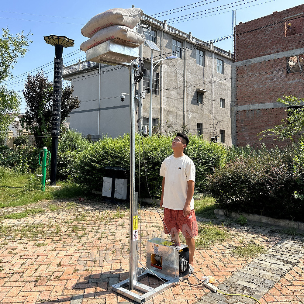 ZELV LF04 Concrete Lifting Machine High Lifting Speed Cement Brick Ladder Lifter