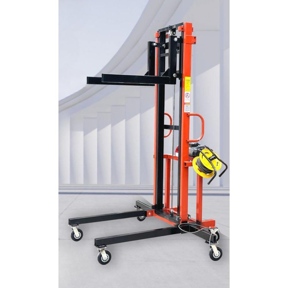 New Fire Pipe Lift Equipment 220V Electric Lifting Platform Carbon Steel Handle Control for Ventilation Pipe Installation
