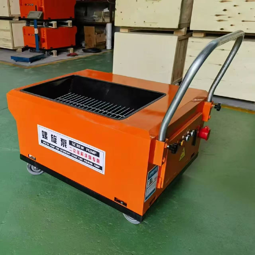 220V 380VElectric Trailer Concrete Pump New Mobile Small Concrete Pump Machine Secondary Structure Concrete Pump