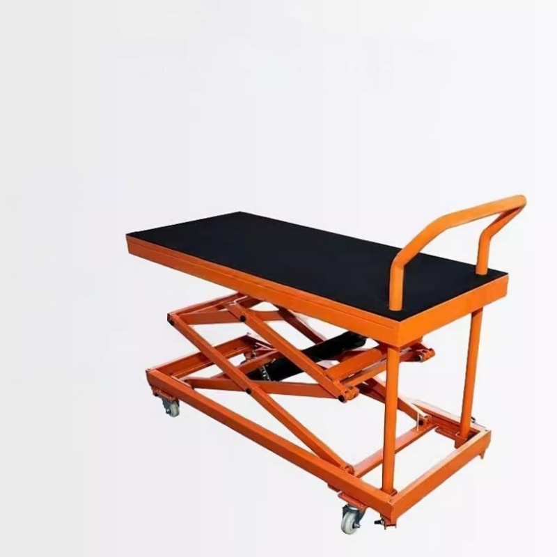 Movable Table Portable Foldable Scissor-type Lifting Platform Electric Hydraulic Lifting Horse Stool